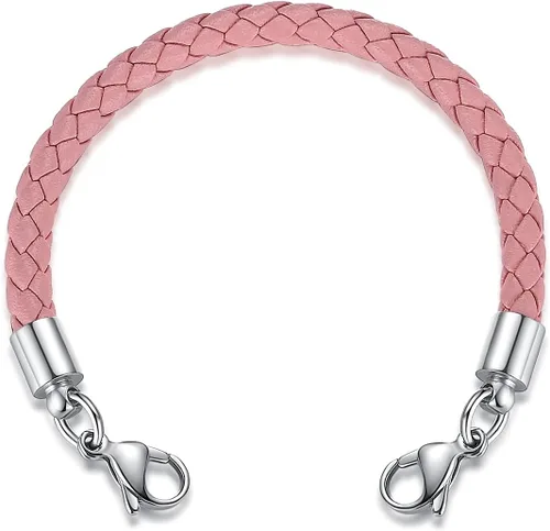 Vista 12 de LinnaLove Cadena intercambiable de acero inoxidable para pulseras de identificación de alerta médica para mujeres y hombres, No es una piedra