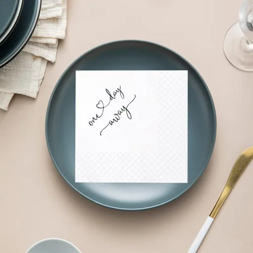 Vista 7 de Servilletas de cóctel de cena de ensayo de un día, suministros de fiesta de un día en papel servilletas desechables a granel para decoración de mesa