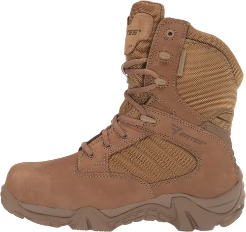 Vista 8 de Bates Botas militares y tácticas con cremallera lateral Gx-8 para hombre, talla única