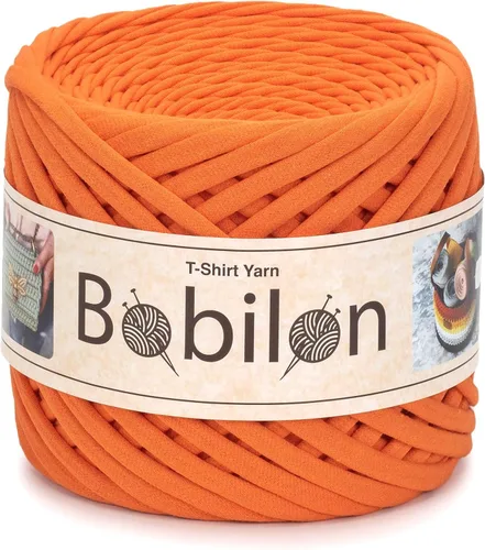 Vista 11 de Hilo de camiseta de algodón de 5 a 0.276 in, 328.1 ft / 110 yardas, para ganchillo, tejido y macramé, ártico 100% cotton t shirt yarn for crochet