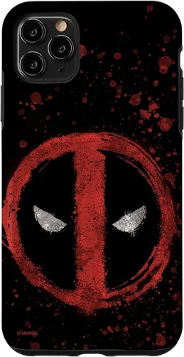 Vista 13 de Marvel Deadpool Wade Wilson Icon Paint Splatter - Carcasa para iPhone 17