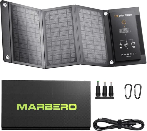 Vista 10 de MARBERO Kit de ventilador solar de 4.7 pulgadas, panel solar de 15 W con 2 ventiladores impermeables, ventilador de aire de entrada o escape