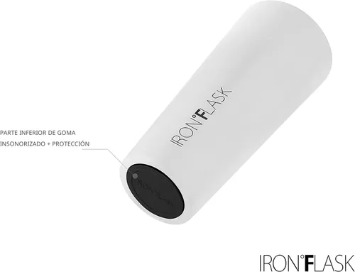 Vista 6 de IRON °FLASK Taza clásica - Botella de agua de acero inoxidable aislada al vacío, de doble pared, taza para beber, taza de viaje aislada