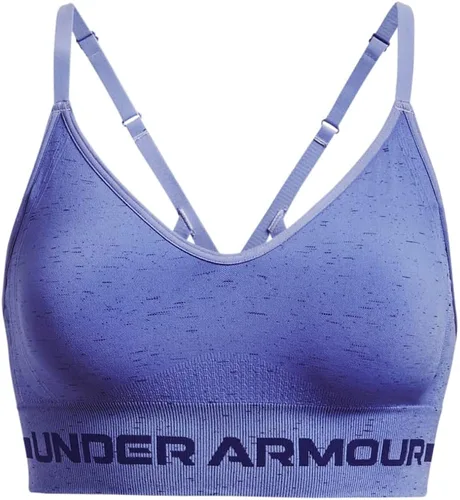 Vista 3 de Under Armour - Brasier largo y sin costuras de bajo impacto para mujer
