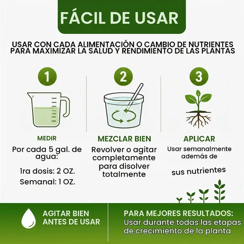 Vista 7 de Microbe Life Hydroponics Fotosíntesis Premium Plus para cultivar frutas, verduras y hierbas, el mejor Big Bud Grow profesional, usar con cualquier