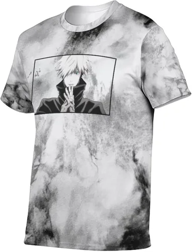Vista 4 de FLAHOLD Jujutsu Kaisen - Camiseta unisex de manga corta con estampado 3D