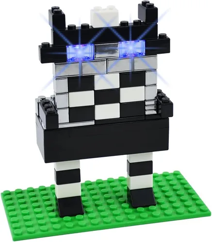 Vista 2 de E-Blox Power Blox Builder - Kit de bloques de construcción con luz LED 3D para niños a partir de 8 años