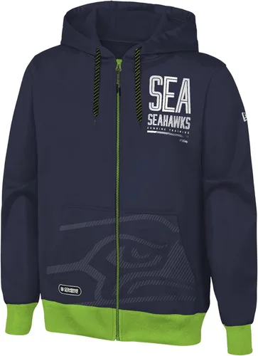Vista 18 de Outerstuff NFL - Sudadera con capucha para hombre con cremallera completa en colores del