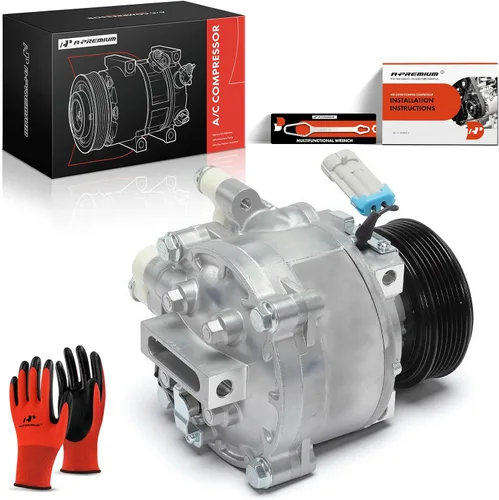 Vista 10 de A-Premium Compresor de aire acondicionado con embrague compatible con Buick Encore 2013-2022, Encore GX 2020-2021 y Chevrolet Sonic 2013-2020 1.4L