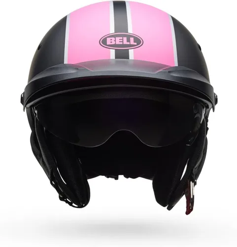 Vista 3 de Bell - Casco Pit Boss - Negro mate/Rosa brillante, tamaño grande