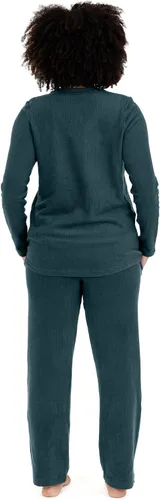 Vista 2 de Kindred Bravely Conjunto de pijama de lactancia polar Pijamas de maternidad para lactancia materna