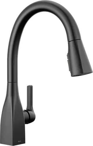 Vista 9 de Delta Faucet Mateo Touch - Grifo de cocina de níquel cepillado, grifos de cocina con rociador extraíble, grifo de fregadero de cocina, grifo táctil