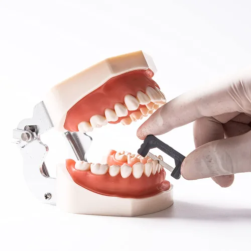 Vista 4 de SNAWOP Tiras interproximales dentales 10PC Ortodoncia Reducción de esmalte Kit de pulido IPR/IR (gris)