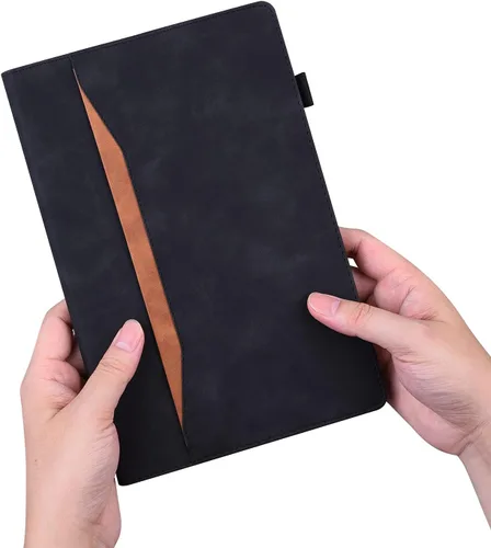 Vista 5 de Funda tipo folio para Amazon Fire Max 11 2023 (13ª generación), piel sintética, soporte multiángulo, carcasa trasera de poliuretano termoplástico