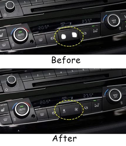 Vista 3 de Jaronx Para BMW A/C Panel de control de clima ventilador botón de velocidad de reemplazo, apto para BMW 1' F20/F21,2' F22/F23,3' F30/F31/F34/F35,4