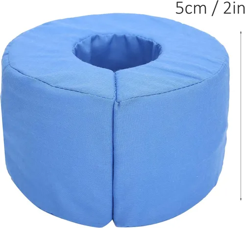 Vista 4 de 2 almohadillas para el talón para el talón antiescara, lavable de espuma suave, almohadilla de elevación para el resto de manos para pacientes