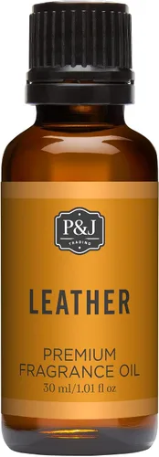 Vista 115 de P&J Trading - Aceite perfumado de cuero 100ml - Aceite aromático para fabricación de velas, jabón, aceite para difusores