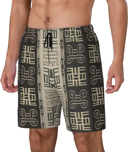 Vista 2 de DKJlitter Men's 2 in 1 Swim Trunks, Fitness Running Shorts, Quick Dry Stretch Swim Shorts Beach Shorts for Summer