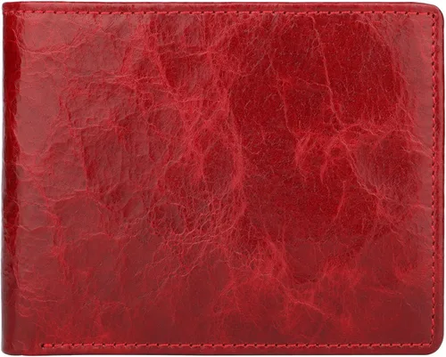 Vista 7 de Cartera para hombre-Cuero Genuino RFID Bloqueo Billetera Bifold Elegante Con Ventana 2 ID