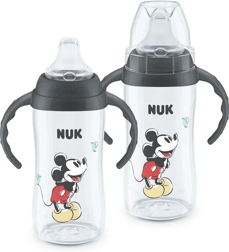 Vista 9 de NUK Disney Princess - Vaso grande para aprender, 10 onzas, paquete de 2 unidades, sin BPA, a prueba de derrames