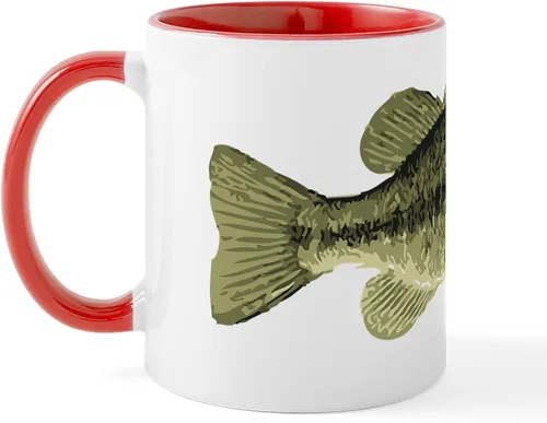 Vista 25 de CafePress Bigmouth Flathead - Taza de café de cerámica (11.0 fl oz)