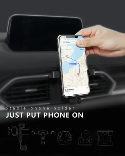 Vista 7 de BEHAVE Soporte de teléfono para Cx5 Mazda, soporte de teléfono ajustable para ventilación de aire, soporte para automóvil Mazda para Cx-5 2017-2024