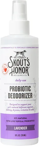 Vista 12 de SKOUT'S HONOR Spray desodorizante probiótico para perros, coco bañado por
