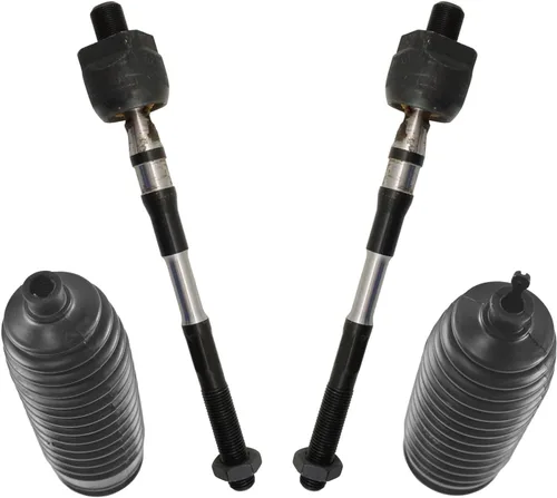 Vista 91 de TRQ Kit de dirección delantera con barra de acoplamiento de fuelle de piñón y cremallera compatible con Toyota Echo 2000-2005