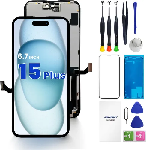 Vista 33 de para iPhone 11 Reemplazo de pantalla de 6.1", kit de reparación de pantalla LCD táctil 3D Genverdix, conjunto de montaje digitalizador