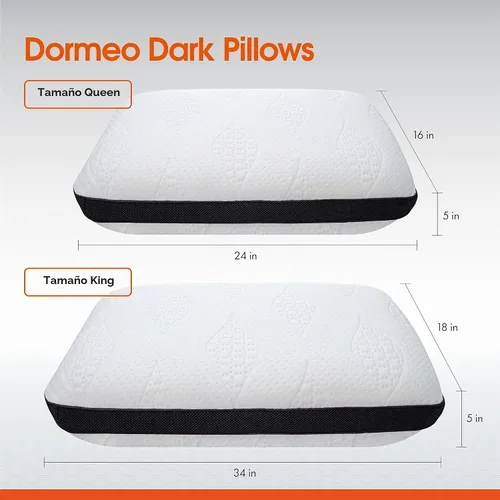 Vista 9 de Dormeo Almohada de cama Dark King - Gel Octaspring y espuma viscoelástica