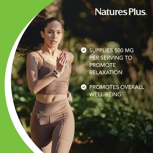 Vista 3 de NaturesPlus PRO GABA 500 mg - 60 cápsulas - Sin OMG, vegano, sin gluten - 60 porciones