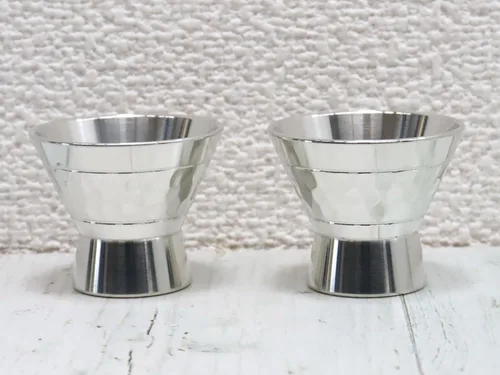 Vista 5 de キャッスルエンタープライズ(Castle Enterprise) Osaka Tin Ware 100% Tin, Choco Arbor Shape, Capacity: 0.7 fl oz (20 ml), Set of 10, Gift Wrapping Specifications