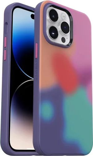 Vista 17 de OtterBox Serie Symmetry Clear Series+ Funda con MagSafe para iPhone 14 Pro Max (Solo) - No se ofrece al por menor - Instinto Animal