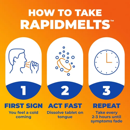 Vista 5 de Zicam Cold Remedy RapidMelts - tabletas para el resfriado, 201035A, 1