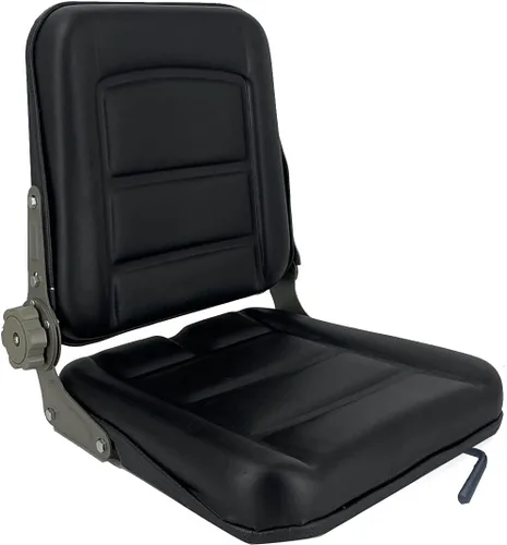 Vista 6 de Reemplazo de asiento de suspensión universal ajustable impermeable resistente para tractor, carretilla elevadora, excavadora, cargadora deslizante