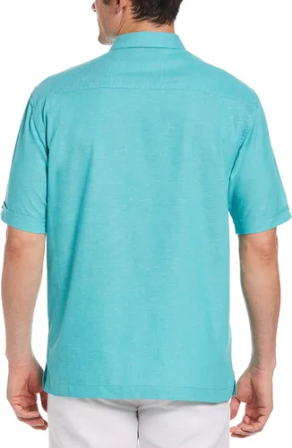 Vista 2 de Cubavera - Camiseta deportiva de manga corta con dos bolsillos