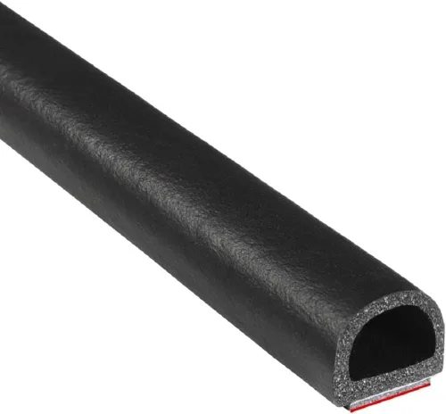 Vista 10 de Trim-Lok Sello de goma en forma de D – 0.437 pulgadas de alto, 0.375 pulgadas de ancho, 25 pies de largo – Sello de espuma EPDM con adhesivo