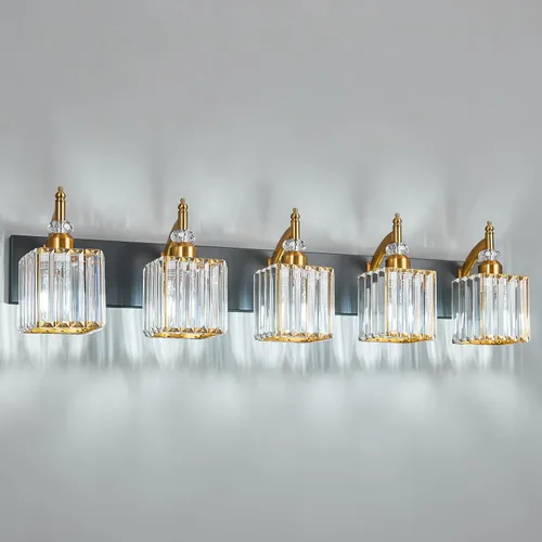 Vista 25 de Juego de dos apliques de pared modernos negros para interiores, lámpara de pared de cristal, lámpara de pared montada en la pared, aplique de pared