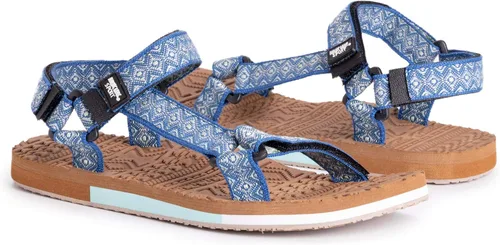 Vista 7 de MUK LUKS Sandalias de barra de arena para mujer-marfil