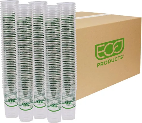 Vista 20 de Eco-Products, Inc GreenStripe - Vasos para bebidas frías, Transparente, 1000