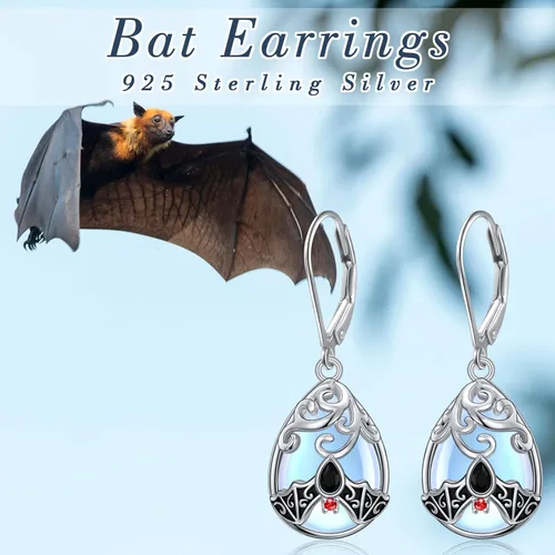 Vista 65 de Aretes colgantes de filigrana de plata de ley 925, margarita, loto, flor de rosa, piedra lunar, lágrima para mujer, nudo celta infinito, margarita