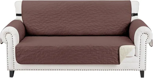 Vista 31 de CUCRAF Funda acolchada antideslizante para sofá, resistente al agua, protector de muebles para sofá de 1 cojín, apto para mascotas, funda de sofá