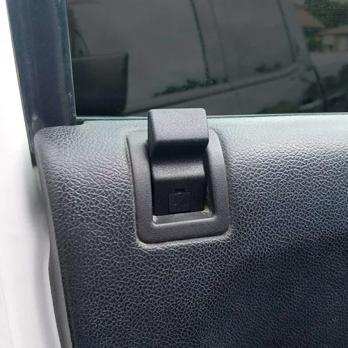 Vista 2 de Aramox Perillas de bloqueo de puerta de automóvil, 1 par de interruptores de bloqueo de puerta lateral delantera y trasera