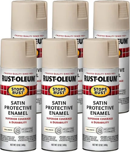 Vista 47 de Rust-Oleum 7776830 - Pintura en aerosol para prevención del óxido, 12 onzas, negro plano