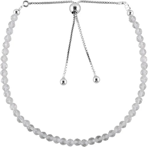 Vista 16 de OdrillionGems Pulsera de bolo de plata de ley 925 con cuentas redondas facetadas, hecha a mano, minimalista, cristales curativos, deslizante