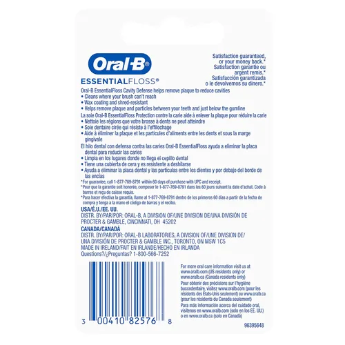 Vista 2 de Oral-B Hilo dental, EssentialFloss - Defensa contra la cavidad, 50 M, paquete de 24