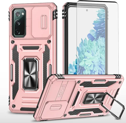 Vista 9 de Asuwish Funda de teléfono para Samsung Galaxy S20 Glaxay S 20 5G UW de 6.2 pulgadas con protector de pantalla de vidrio templado y cubierta