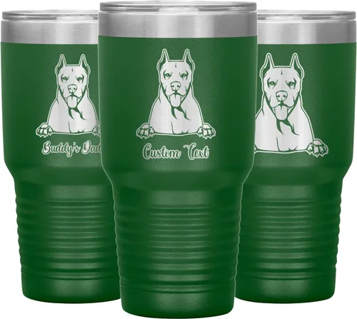 Vista 11 de Personalized Dogo Argentino Dog Mom Dad Tumbler, Dogo Argentino Mommy Daddy Coffee Tumbler, Dogo Argentine Mastiff Christmas Women Men Present, Dog