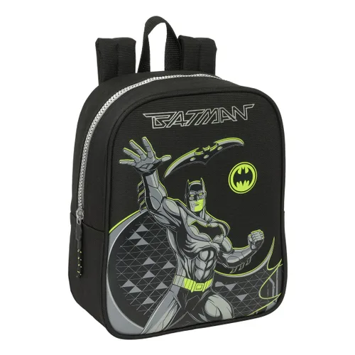 Vista 2 de Mochila Escolar Batman Game over Negro 22 x 27 x 10 cm