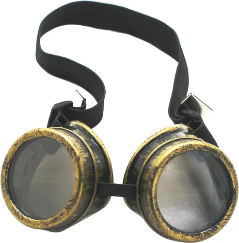 Vista 3 de WEICHUAN Nueva Venta Vintage Steampunk Gafas Gafas Cosplay Punk Gótico